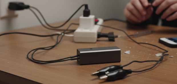 クリップ型盗聴器の写真